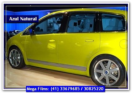 Simulador Película Automotiva Azul