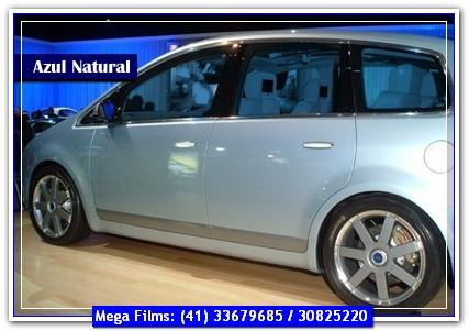 Simulador Película Automotiva Azul