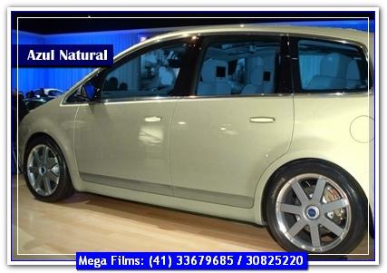 Simulador Película Automotiva Azul