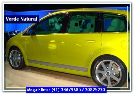 Simulador Película Automotiva Verde