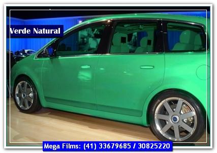 Simulador Película Automotiva Verde